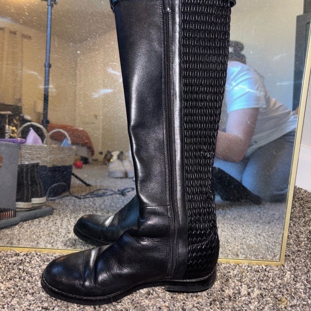 Cole Haan Black Over the Knee Boots - Picture 3 of 11